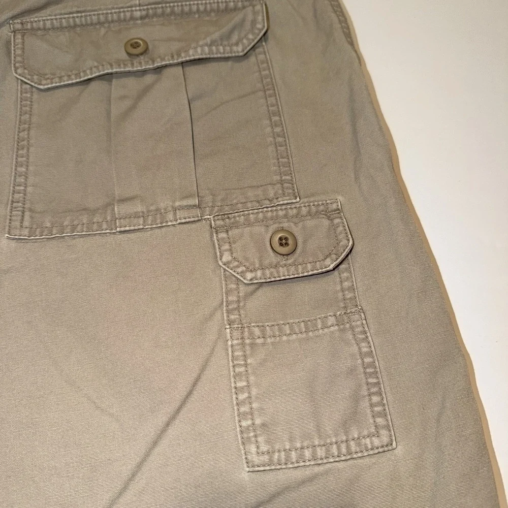 Cabelas Mens Hiking Shorts Size 40 Khaki 7‎ Pocket Outdoor Cargo Utility